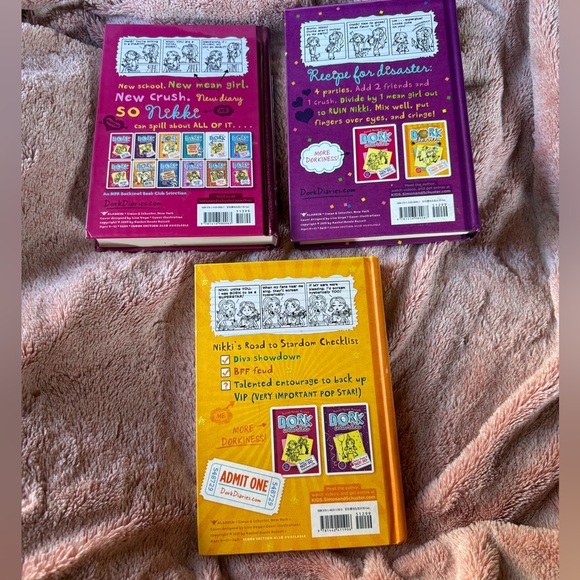 Dork Diaries Book Set Hardcover books #1-3 - Picture 2 of 2